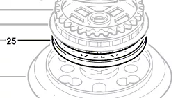 Bague réf. 3 600 290 034 BOSCH